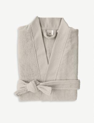 Astreena cotton-blend bathrobe by YVES DELORME