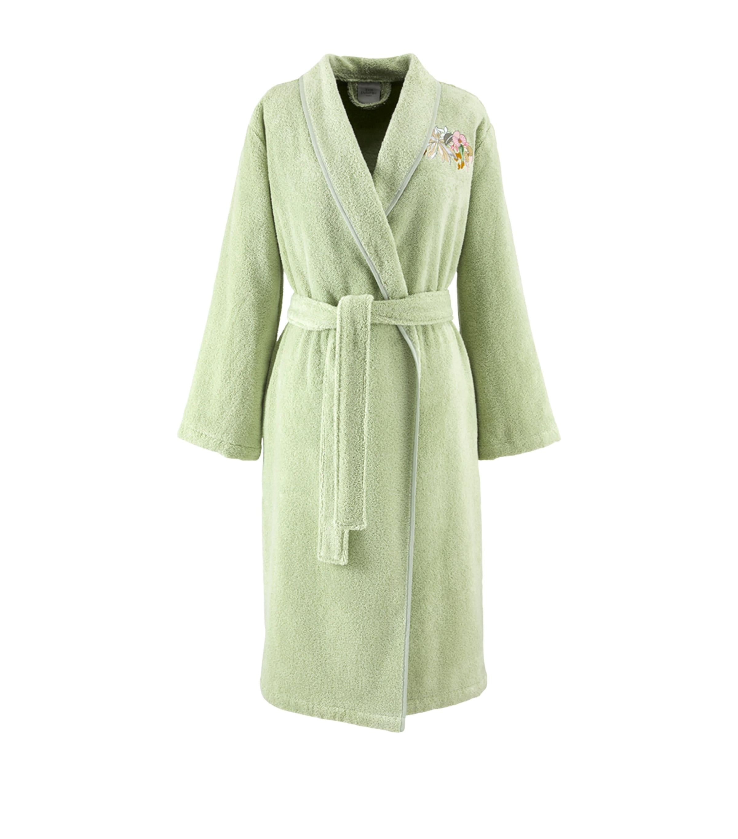 Yves Delorme Cotton-Modal Orchidee Bathrobe by YVES DELORME