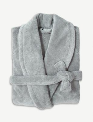 Étoile large terry bath robe by YVES DELORME