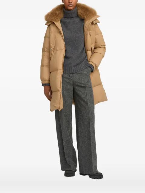 Army padded-design coat by YVES SALOMON