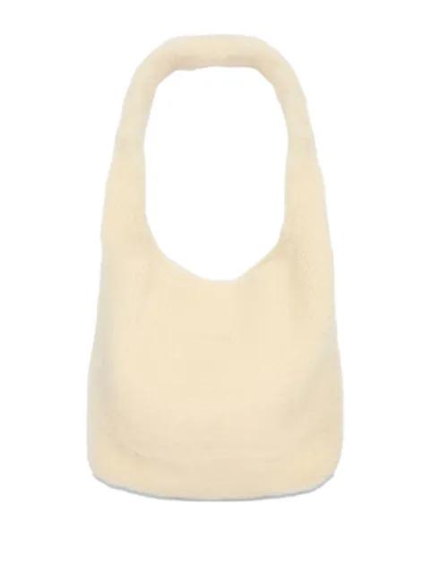 Curly merino shoulder bag by YVES SALOMON