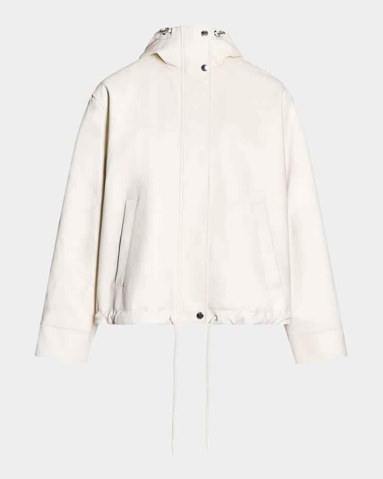 Lambskin Leather Technical Jacket by YVES SALOMON