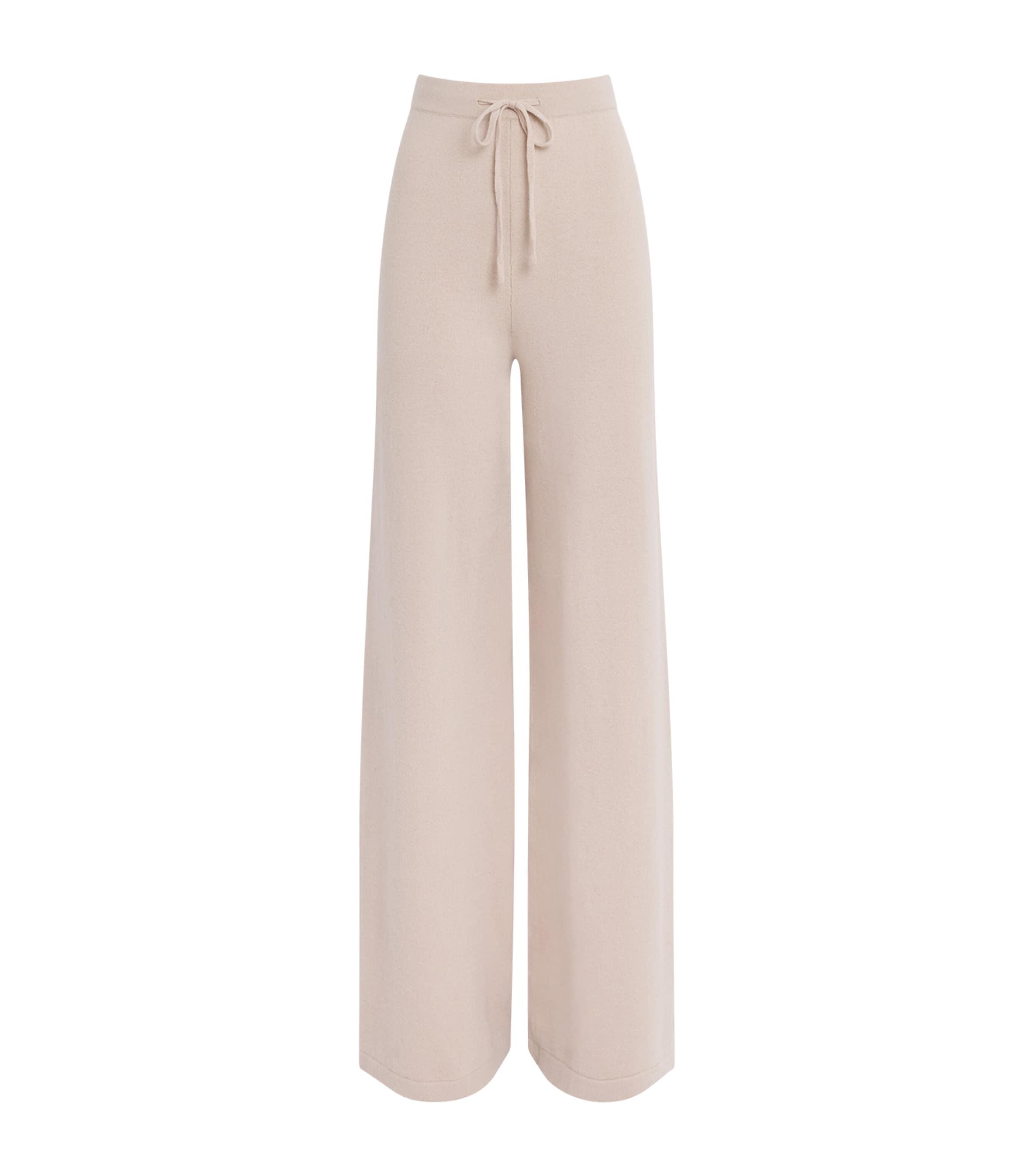 Merino Wool Wide-Leg Trousers by YVES SALOMON