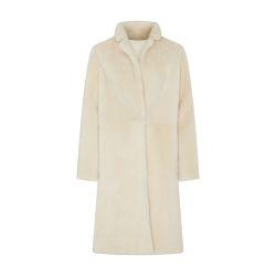 Reversible merino coat by YVES SALOMON