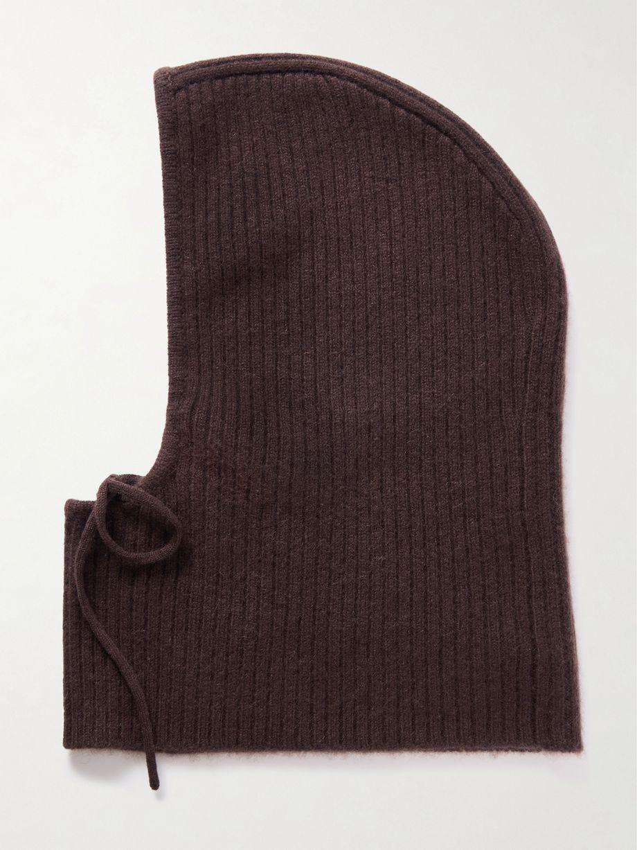 Ribbed cashmere snood by YVES SALOMON