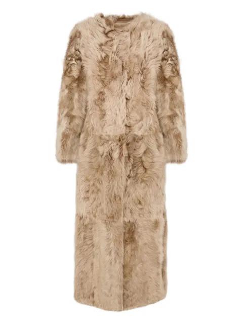 Toscana lambskin coat by YVES SALOMON