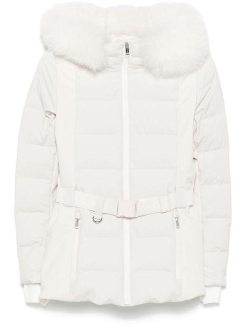 belted ski jacket by YVES SALOMON