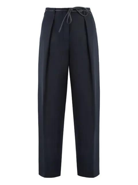 belted trousers by YVES SALOMON