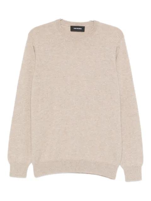 cashmere crew-neck sweater by YVES SALOMON