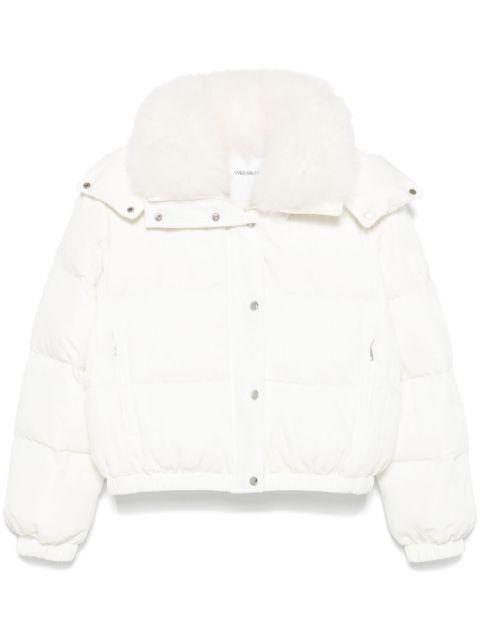 contrasting-collar ski jacket by YVES SALOMON