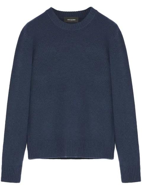 crew neck knit jumper by YVES SALOMON