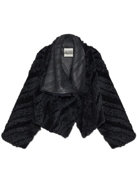 cropped draped jacket by YVES SALOMON