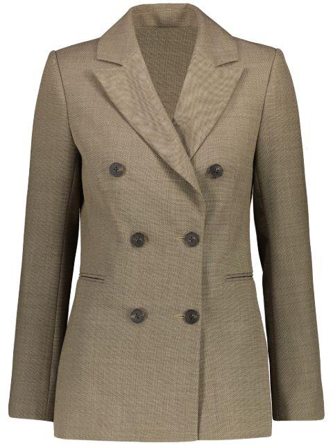 double-breasted blazer by YVES SALOMON