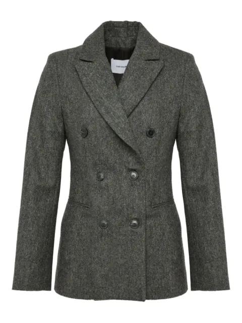 double-breasted fitted jacket by YVES SALOMON