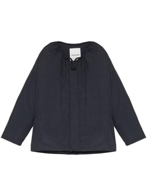 drawstring-neck down jacket by YVES SALOMON