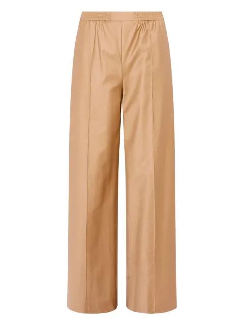 elasticated waistband flannel trousers by YVES SALOMON