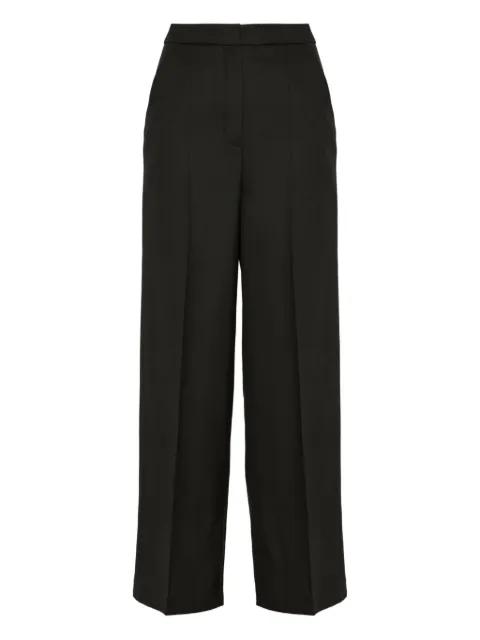 flannel tailored trousers by YVES SALOMON