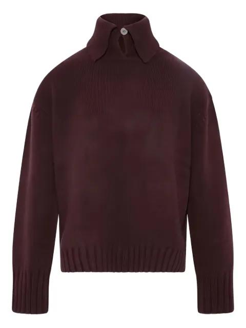 high-neck cashmere sweater by YVES SALOMON