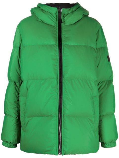 hoodied down-padded jacket by YVES SALOMON