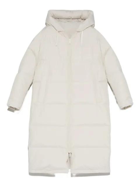 hoodied padded coat by YVES SALOMON