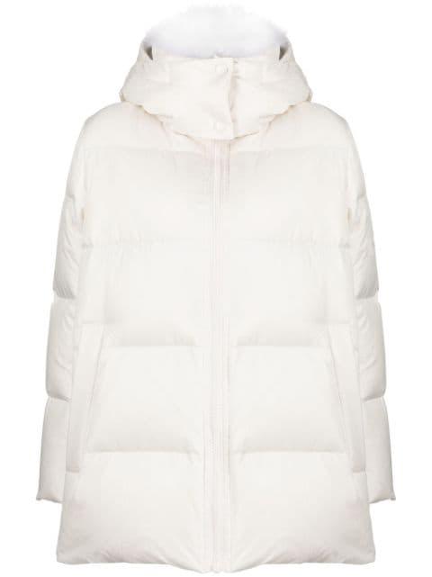 hoodied padded jacket by YVES SALOMON
