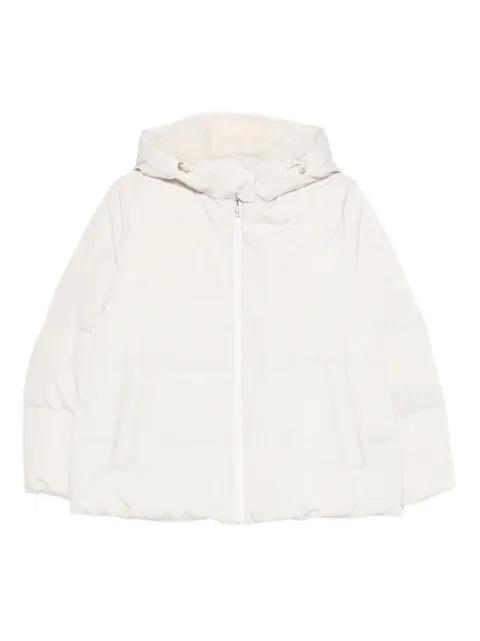 hoodied puffer jacket by YVES SALOMON