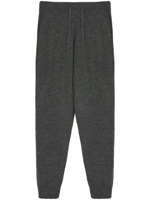 knitted track pants by YVES SALOMON