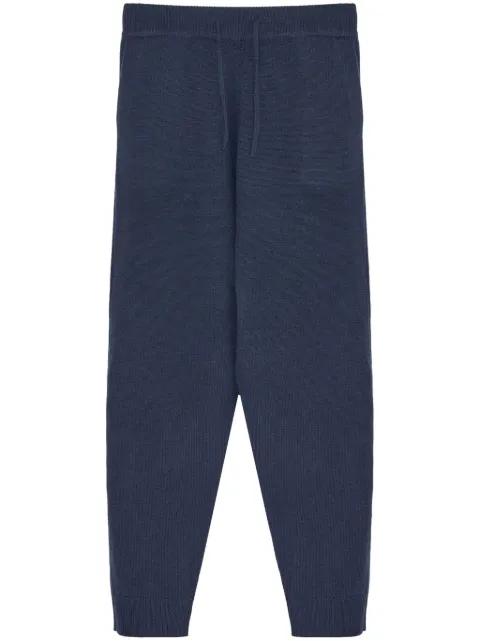 knitted track pants by YVES SALOMON