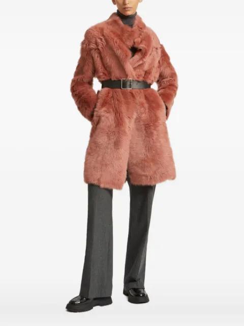 lamb-fur coat by YVES SALOMON