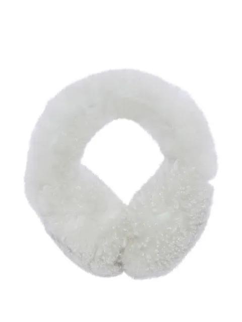 lamb-shearling earmuffs by YVES SALOMON