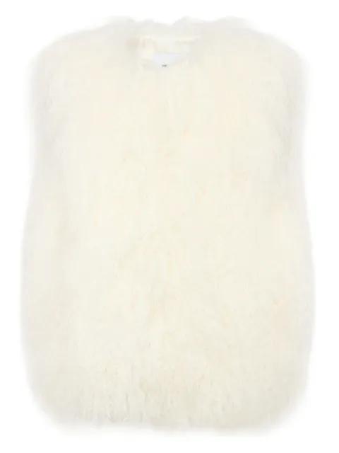 lambskin gilet by YVES SALOMON