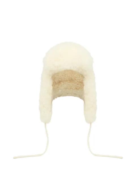 lambskin hat by YVES SALOMON