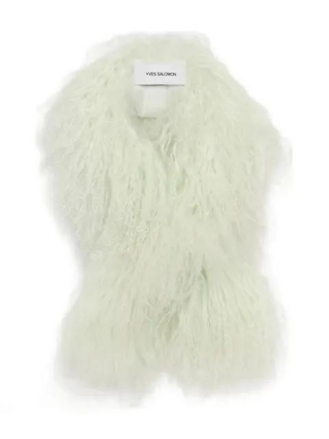 lambwool scarf by YVES SALOMON