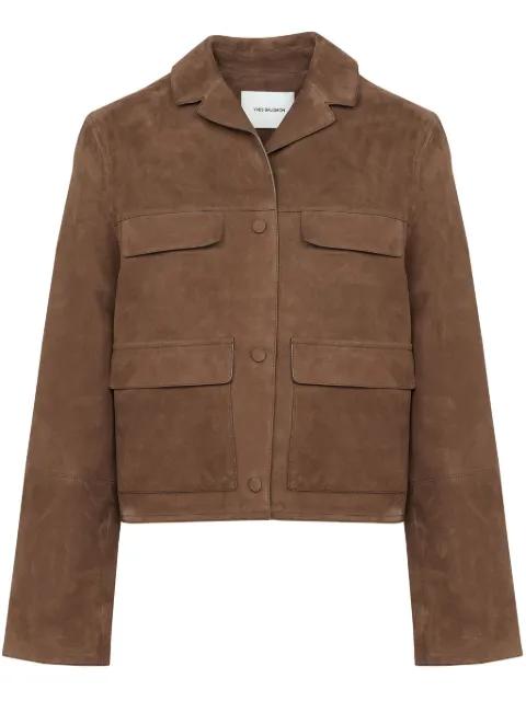 leather jacket by YVES SALOMON