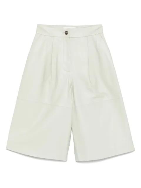 leather shorts by YVES SALOMON