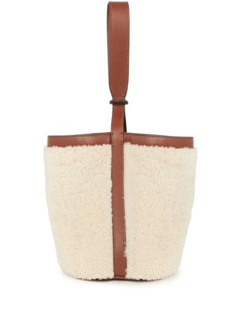 mini Merino bucket bag by YVES SALOMON