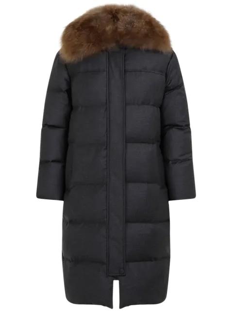 quilted coat by YVES SALOMON