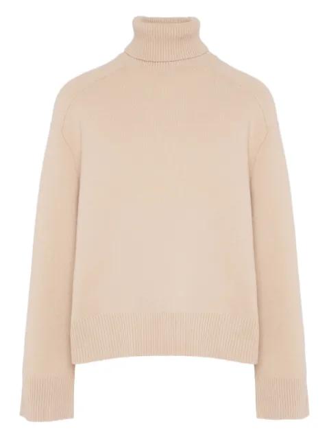 roll neck knit sweater by YVES SALOMON