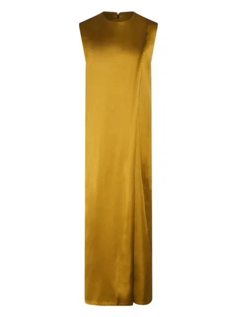 satin maxi dress by YVES SALOMON