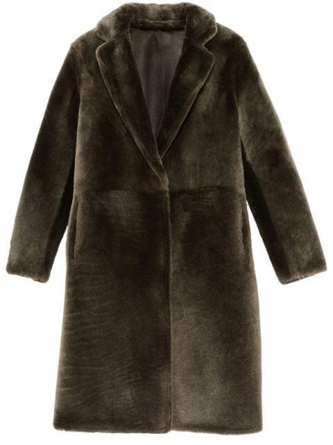 shearling coat by YVES SALOMON
