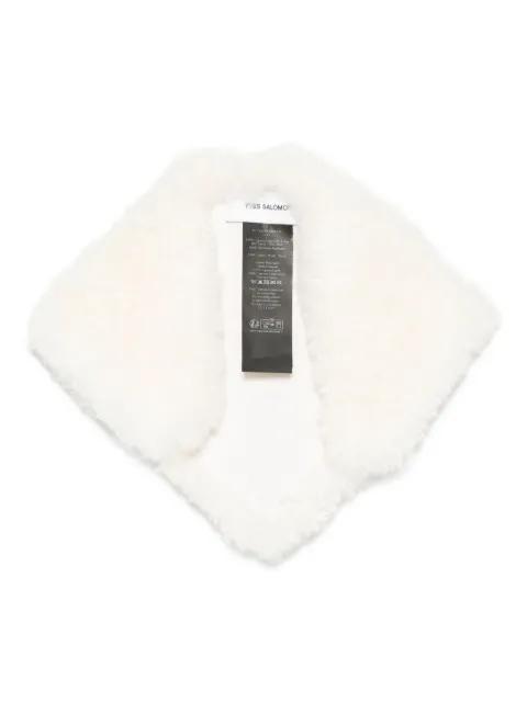shearling scarf by YVES SALOMON