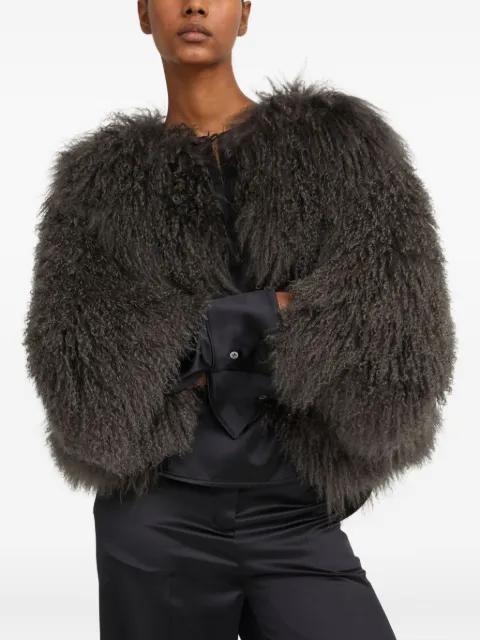 short shearling jacket by YVES SALOMON