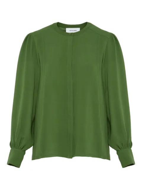 silk shirt by YVES SALOMON