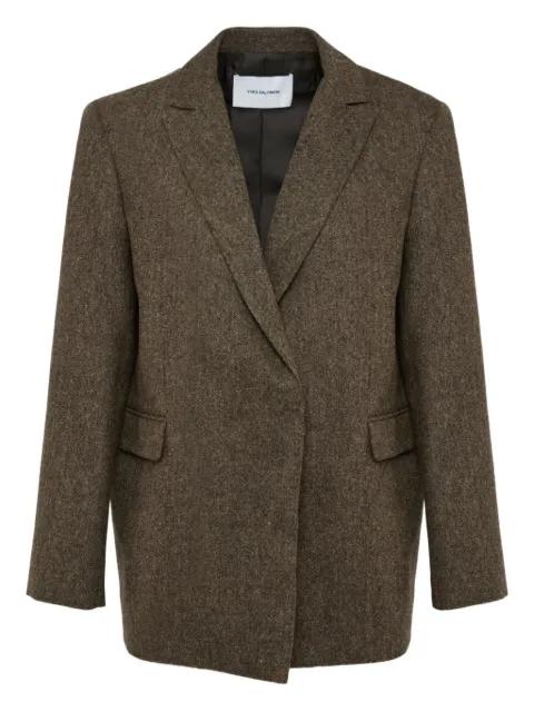 single-breasted blazer by YVES SALOMON