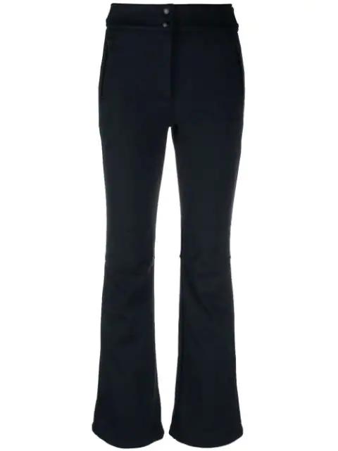 soft-shell fitted trousers by YVES SALOMON