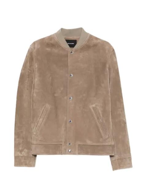 suede bomber jacket by YVES SALOMON