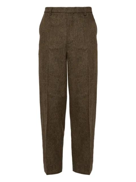 tweed trousers by YVES SALOMON