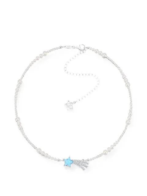 Shooting Star pearl necklace by YVMIN