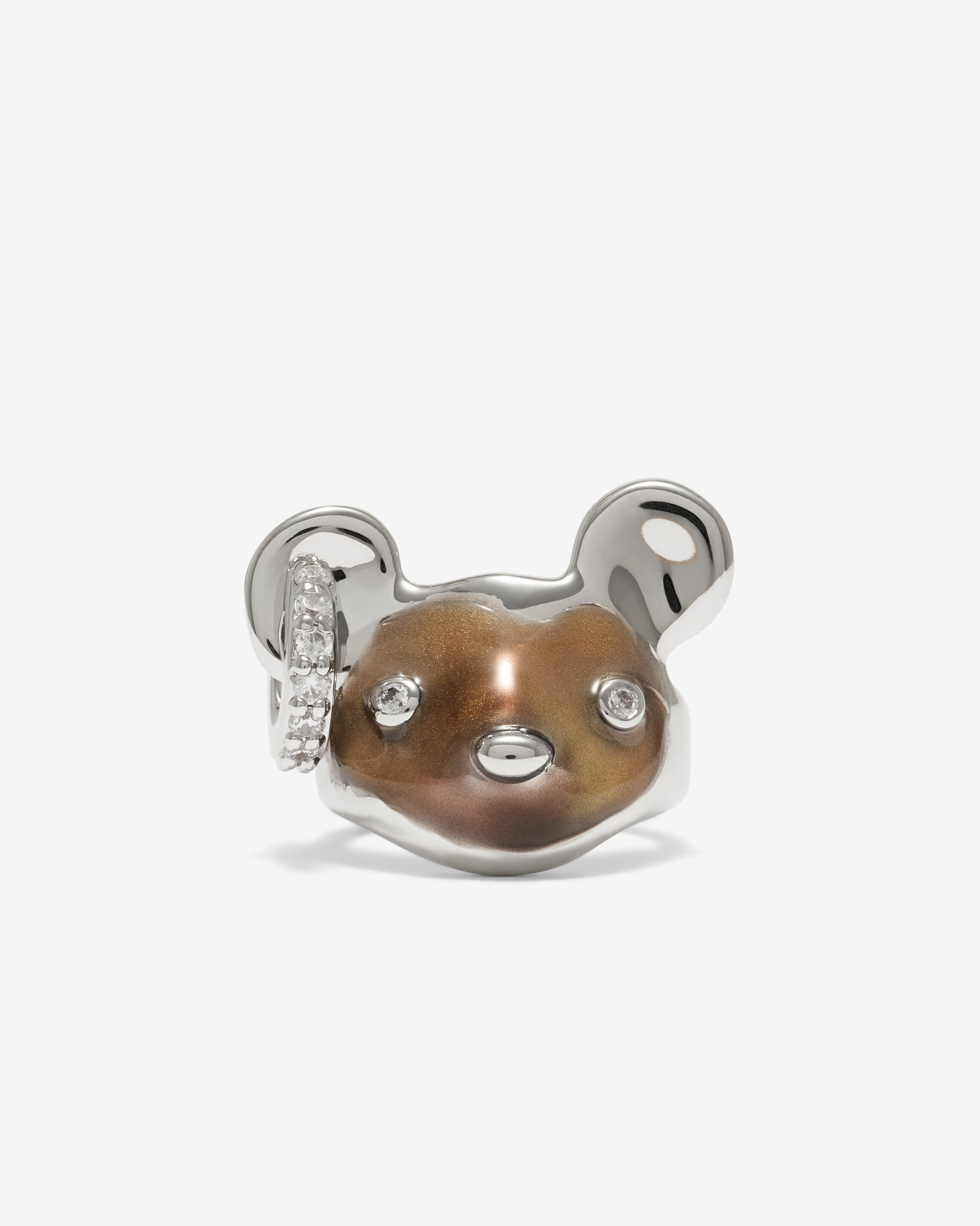 Yvmin - Resin Ugly Bear Ring - (Brown) by YVMIN