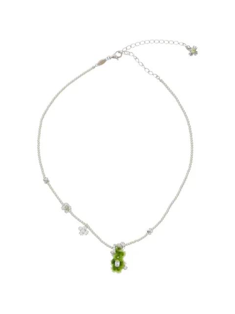 flower pendant necklace by YVMIN